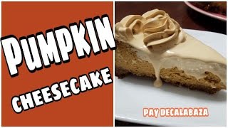 como hacer pumpkin cheesecake o pay de calabaza con dulce de leche angycrisjavi