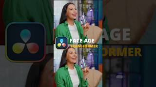 Face Age Transformer in Davinci Resolve 21 #agetransformer