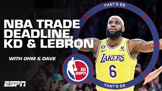 That's OD: NBA trade deadline MADNESS \& LeBron James' scoring record takeaways | NBA on ESPN