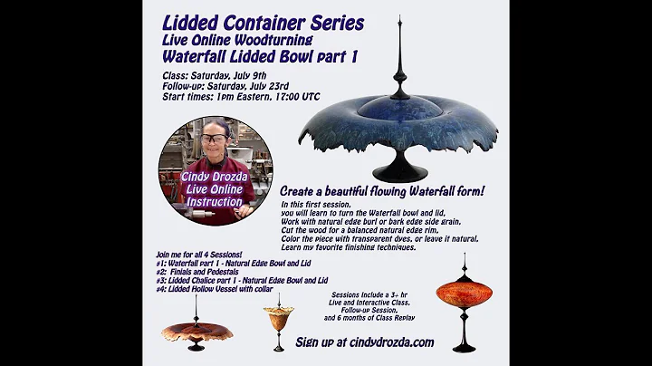 Learn to Turn Lidded Containers! Live Interactive ...