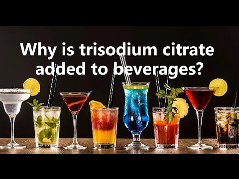 Video: Kodėl naudojamas trinatrio citratas?
