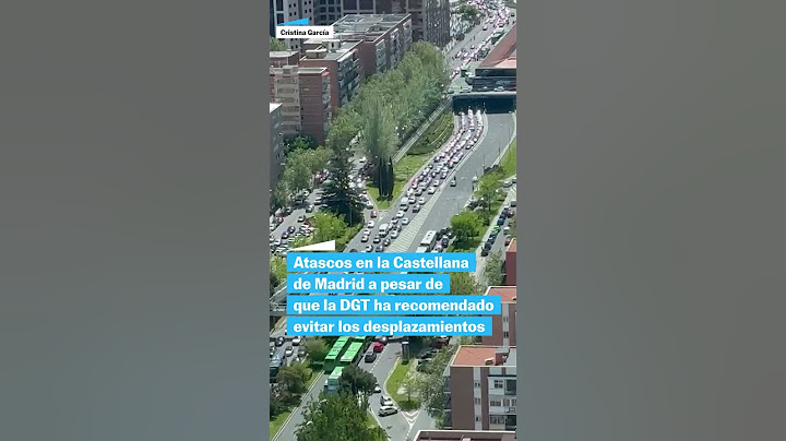 APAGÓN | Atasco en la Castellana y en otras avenidas de Madrid | EL PAÍS