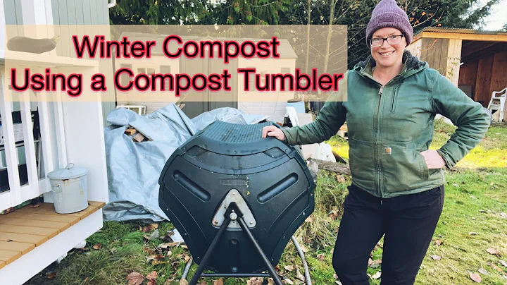 Making Winter Compost using a Compost Tumbler | PNW