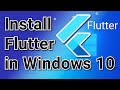 How to Install Flutter in Windows 10 - Link with Android Studio