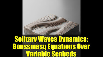 Solitary Waves Dynamics: Boussinesq Equations Over Variable Seabeds