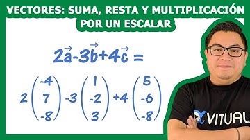 Vectores: suma, resta y multiplicación por un escalar | Álgebra lineal – VitualU