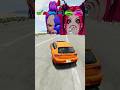 Angels vs Demons 😈 Small Car vs Monster Truck! Rumi Half Demon x Zoey Demon 🔥 #beamng  #kpop