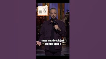Nate Bargatze on reading | #funny #standupcomdey