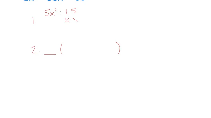 Factor Quadratics (GCF and a = 1)