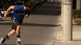 How To Rollerblade Backwards - Inline Skating Backward Tutorial By Bill Stoppard