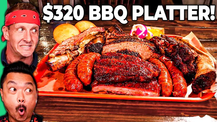$14 TEXAS BBQ VS $320 TEXAS BBQ!! Vegan's Worst Ni...