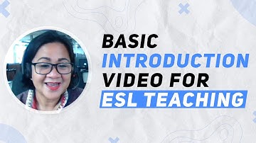 How to make a basic self-introduction video for online English teaching