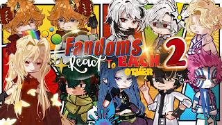 FANDOMS react to EACHOTHER INTRODUCTION | 2/2 | 2x | GENSHIN, ORV, MHA, ALNST, ARCANE, INKTOT ...ETC