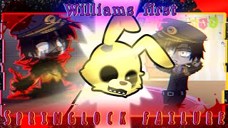 ~Williams first Springlock failure~ (FNAF//Gacha Club) TW: BLOOD, DISTURBING AUDIOS