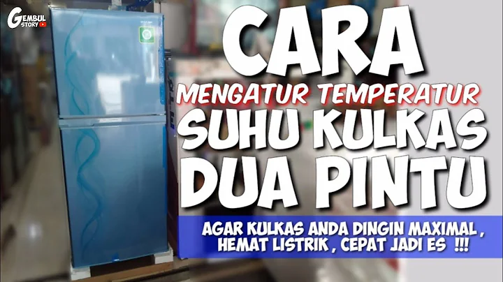 CARA MENGATUR SUHU KULKAS 2 PINTU SHARP - Gembul s...