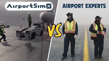 AirportSim vs Airport Experts - Are We Still Qualified to Work at an Airport Anymore? 😂