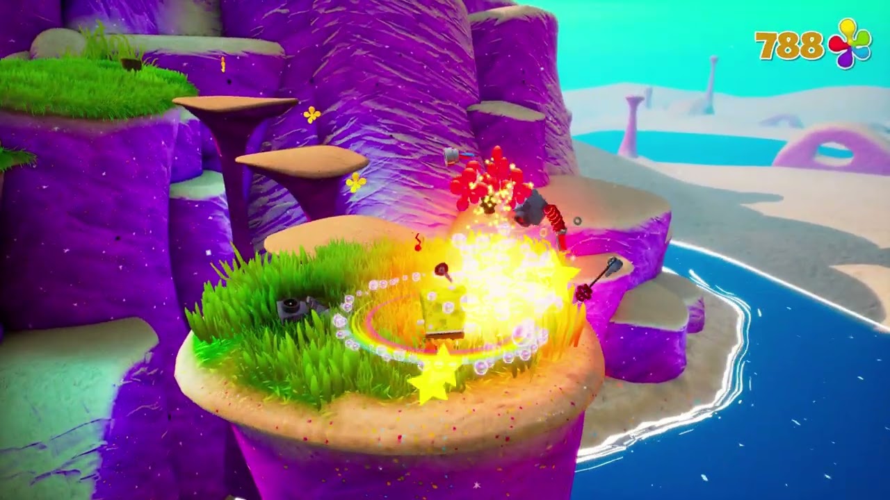 Video-duimnael vir JELLYFISH VELDE | SpongeBob SquarePants: Stryd om Bikini Bottom - Herhidraties | Stapsgewys