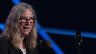Patti Smith Inducts Lou Reed at the 2015 Rock & Roll Hall of Fame Induction Ceremony