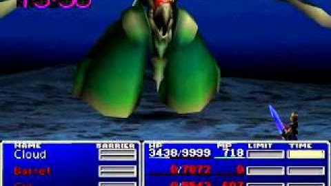 Final Fantasy VII walkthrough part 40 (ff7) how to beat Emerald Weapon (long game play)