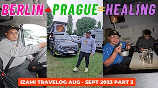 Dari Berlin terus ke Prague 350km, campervan life is the best! [Izami Travelog Aug-Sept 2023 Part 3]