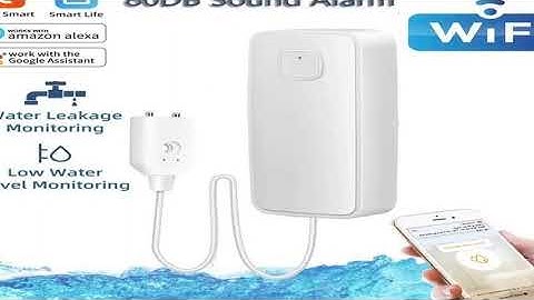 Tuya Smart Water Sensor WiFi Water Leakage Detector Level Overflow Alarms Smart Home Automation