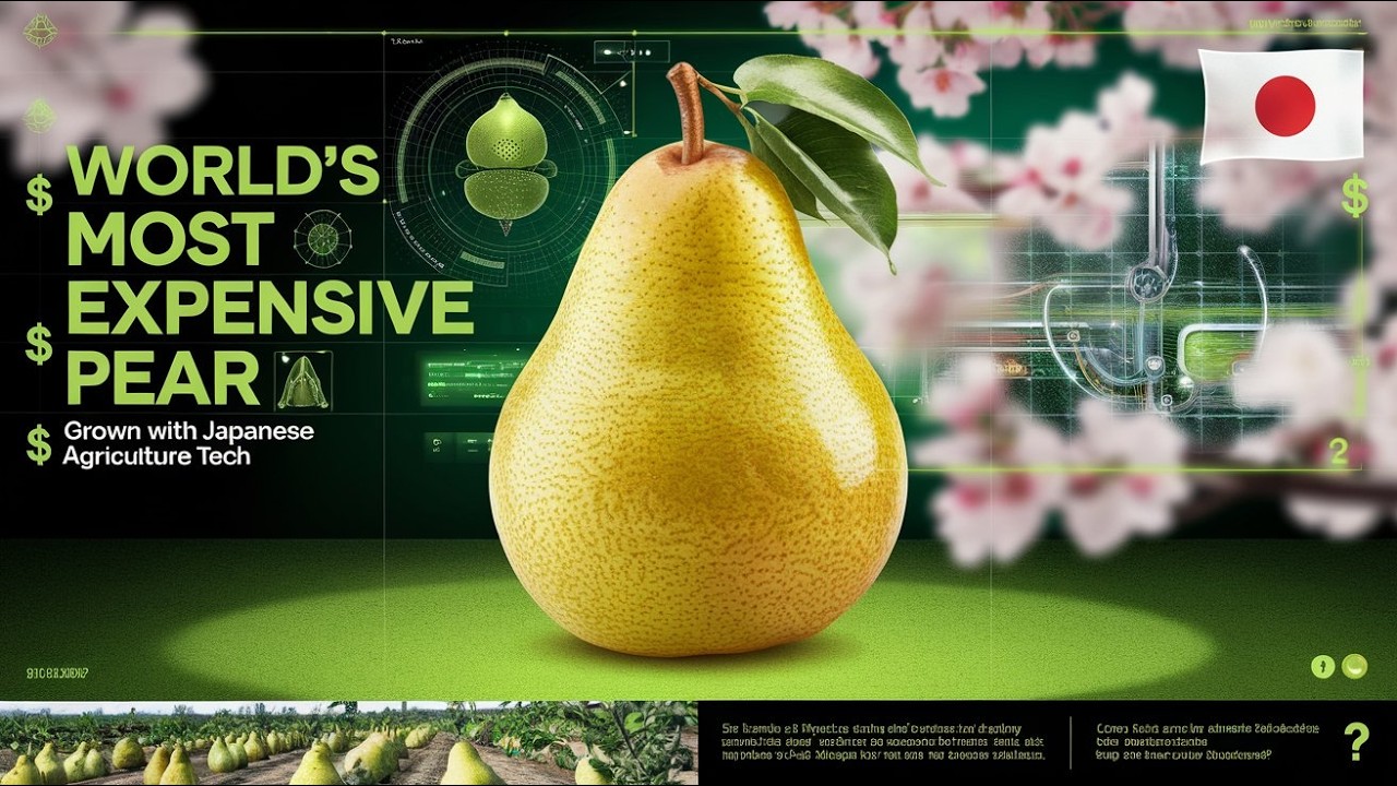 World's Most Expensive Pear Grown with Awesome Japanese Agriculture Tech