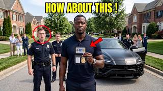 Cop Smashes Black Man's Lambo Window 'Get Out, Thug!' — Hands Tremble When He Sees the FBI Badge