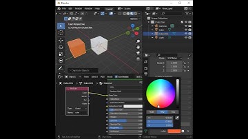 #Shorts Blender Same Material But Different Color