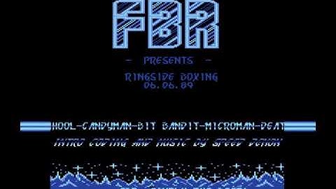 FBR Intro - Commodore 64 - C64 - Ringside Boxing - Cracktro