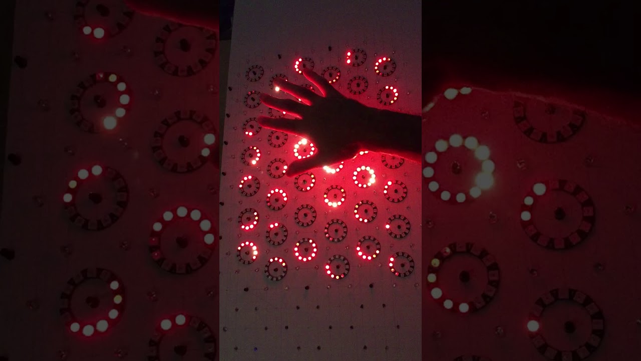 NeoPixel Reactive Table fire YouTube