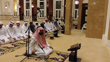 صلاة العشاء والتراويح 14/06/2017 ، 19/رمضان/1438 : ما تيسر من سورة غافر - وليد المرزوقي