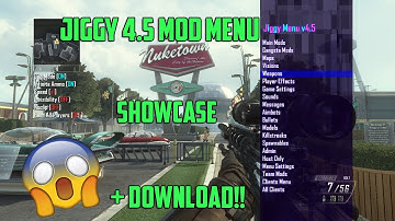 BO2 Jiggy 4.5 Mod Menu Showcase + DOWNLOAD!!