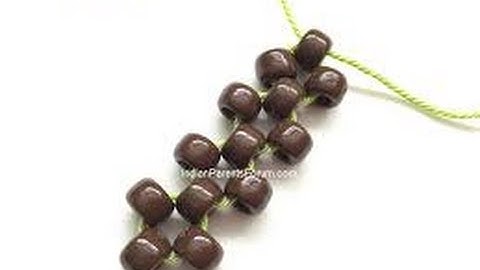 One needle right angle weave...beading basics!