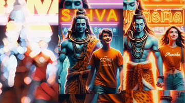 How To Create Instagram Viral 3D Ai Mahashivratri Name Images | shivratri t shirt photo video edit