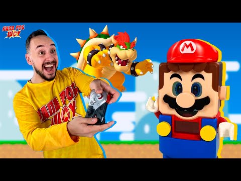 Видео: ПАПА РОБ И LEGO SUPER MARIO BROS. - НАСТОЯЩИЙ СУПЕР МАРИО НА ДЕНДИ - ЛЕТСПЛЕЙ! 13+