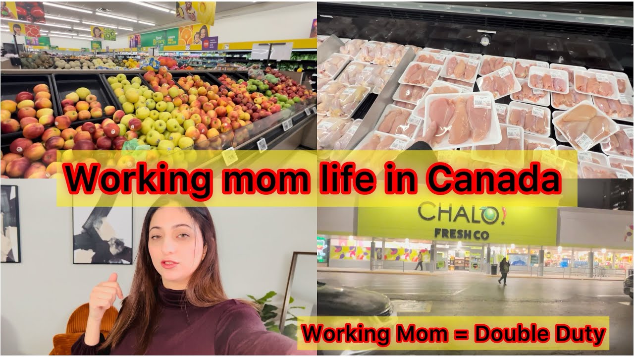 Как я совмещаю работу и дом в Канаде... 🇨🇦Thak Gayi Hoon 😖 Но продукты необходимы