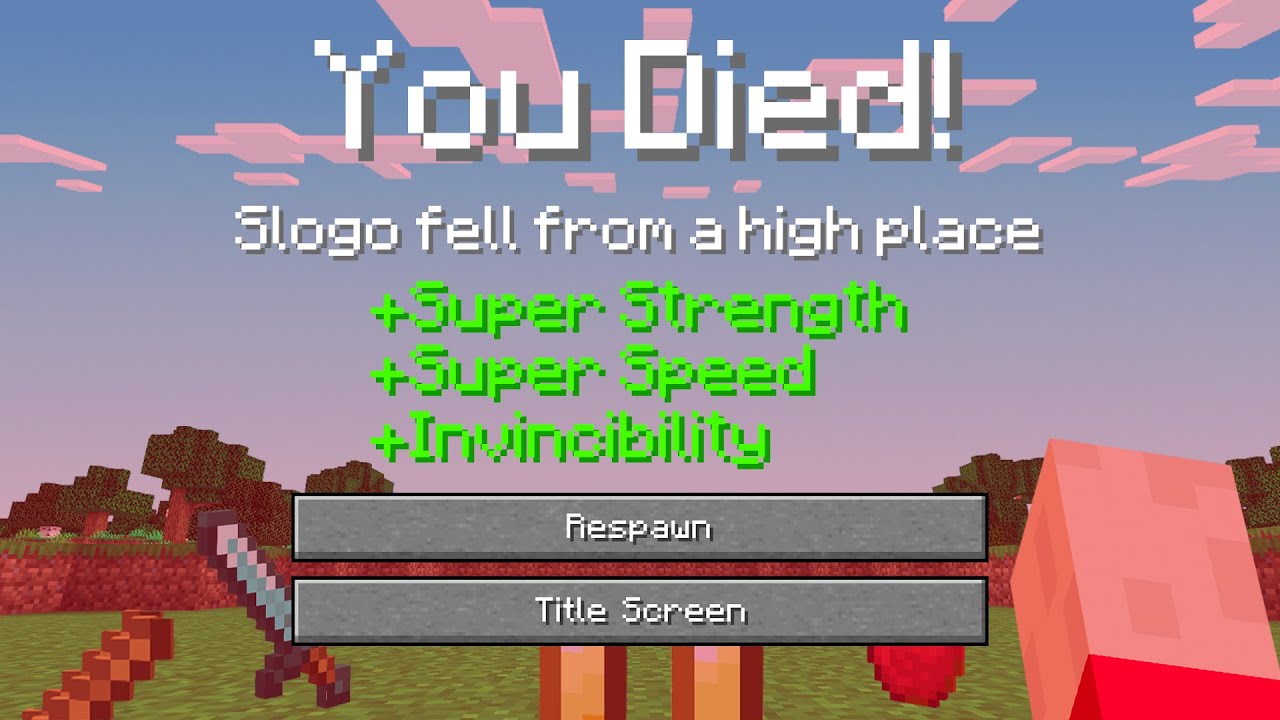 Minecraft But Dying Gives You Insane Power