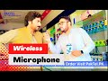 Wireless Microphone For YouTube Microphone Double Receiver's Only Rs 4000