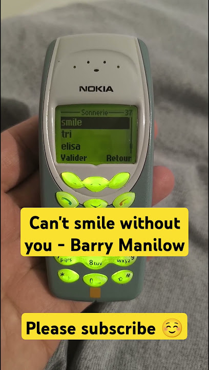 Can't smile without you, Barry Manilow #cantsmilewithoutyou #barrymanilow #song #nokia #ringtone