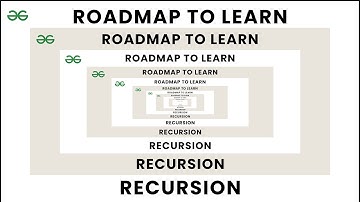 Roadmap To Master Recursion? Roadmap To Master Recursion! | GeeksforGeeks