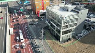 슬로우 한독모터스 BMW 수원전시장, 맥도날드 용인신갈DT점, 청현마을두진아파트, 경희대삼거리, 경기 용인시 기흥구 영덕동 드론영상소스 DJI 0034 0001