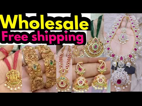 Wholesale 1 gm gold jewellery/low price jewelry collection/Bridal 