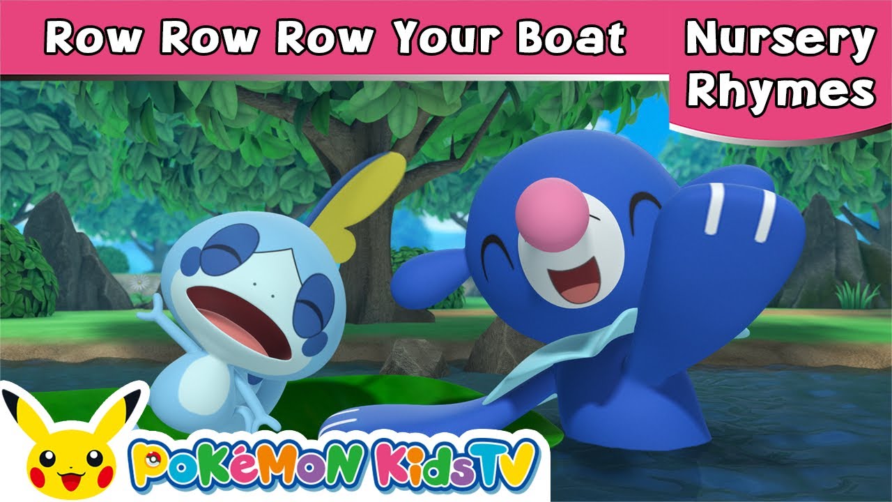 ⁣【ポケモン公式】Row Row Row Your Boat (こげ こげ ボート)－ポケモン Kids TV【英語のうた】