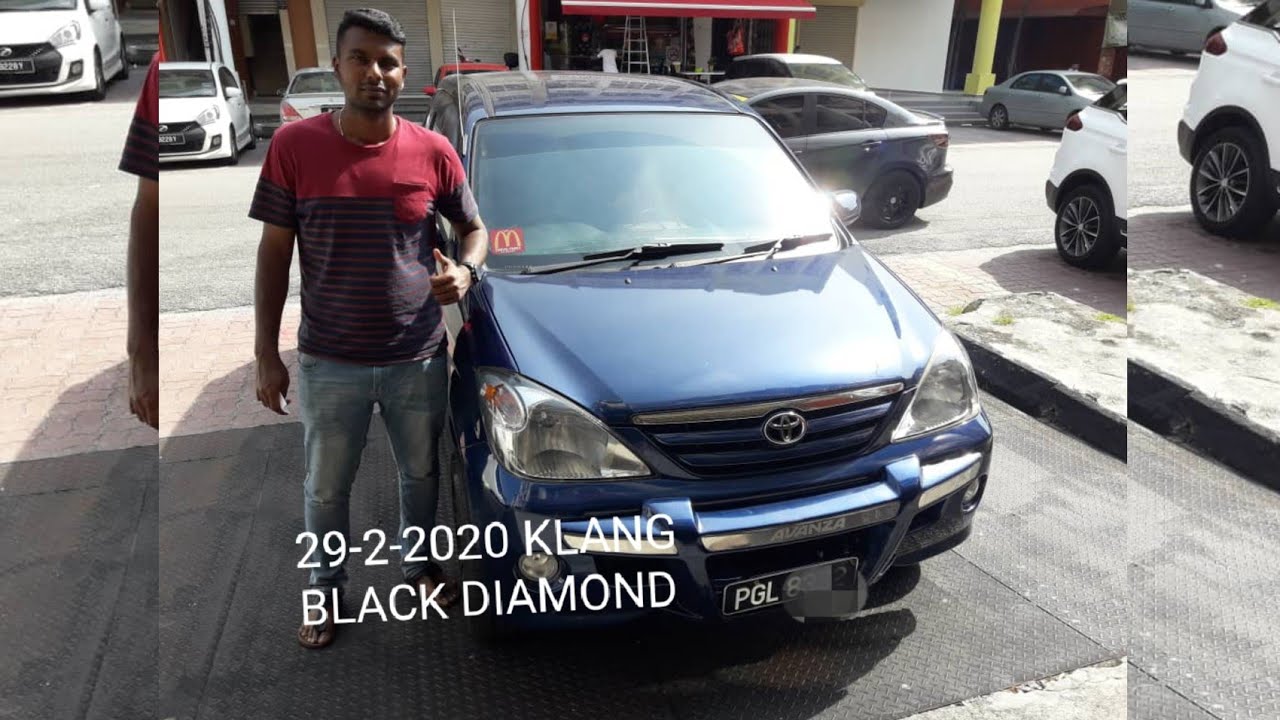 TOYOTA AVANZA HEADLAMP COATING SMOKE BLACK DIAMOND KLANG YouTube