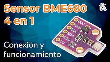 Sensor BME680 4 en 1 GAS, HUMEDAD, TEMPERATURA, PRESIÓN, y ALTITUD SOBRE EL NIVEL DEL MAR, 5 en 1