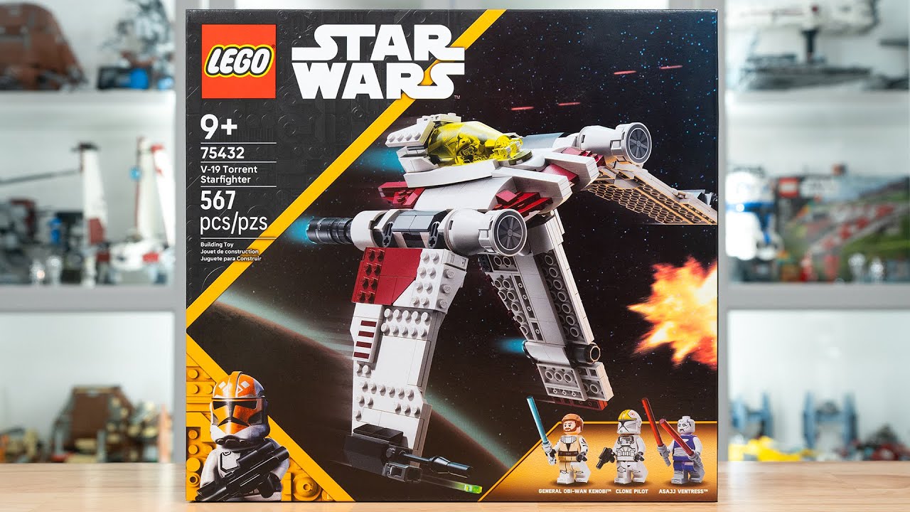 LEGO Star Wars 75432 V-19 TORRENT STARFIGHTER Review! (2025) - YouTube