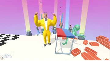 Muscle Rush Gameplay Walkthrough / Android - iOS Gameplay HD #6