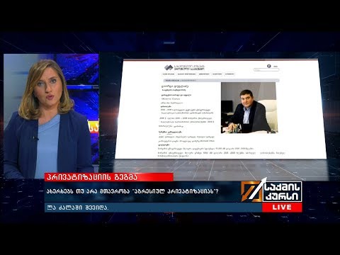 პრივატიზაციის გეგმა - ახერხებს თუ არა მთავრობა \"აგრესიულ პრივატიზაციას\"?