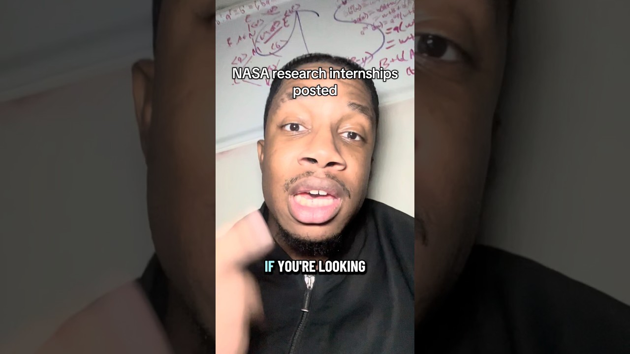 NASA summer research internships posted 