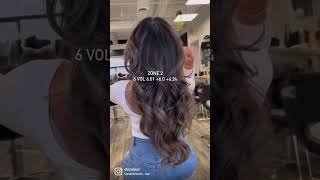 WHISPER BRUNETTE HAIR FORMULA #balayageeducation #hairformula #hairstylist #haircolourist #balayage